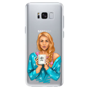 Plastové puzdro iSaprio - Coffe Now - Redhead - Samsung Galaxy S8