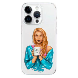 Odolné silikónové puzdro iSaprio - Coffe Now - Redhead - iPhone 15 Pro