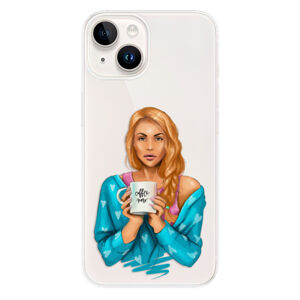 Odolné silikónové puzdro iSaprio - Coffe Now - Redhead - iPhone 15 Plus