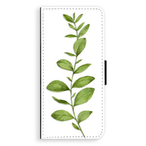 Flipové puzdro iSaprio - Green Plant 01 - Samsung Galaxy A8 Plus