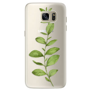 Silikónové puzdro iSaprio - Green Plant 01 - Samsung Galaxy S7 Edge