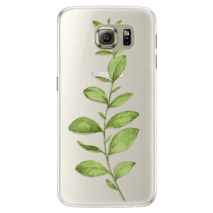 Silikónové puzdro iSaprio - Green Plant 01 - Samsung Galaxy S6 Edge