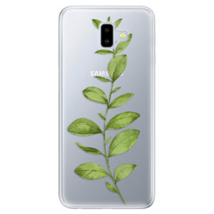 Odolné silikónové puzdro iSaprio - Green Plant 01 - Samsung Galaxy J6+