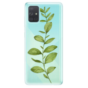 Odolné silikónové puzdro iSaprio - Green Plant 01 - Samsung Galaxy A71