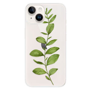 Odolné silikónové puzdro iSaprio - Green Plant 01 - iPhone 15