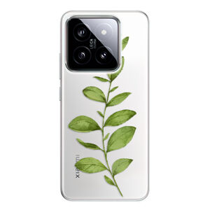 Odolné silikónové puzdro iSaprio - Green Plant 01 - Xiaomi 14