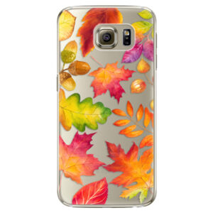 Plastové puzdro iSaprio - Autumn Leaves 01 - Samsung Galaxy S6