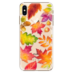 Plastové puzdro iSaprio - Autumn Leaves 01 - iPhone XS Max
