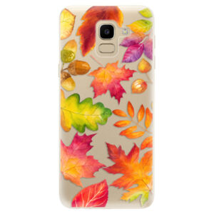 Odolné silikónové puzdro iSaprio - Autumn Leaves 01 - Samsung Galaxy J6