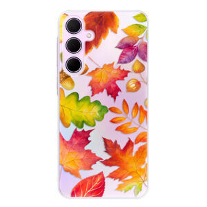 Odolné silikónové puzdro iSaprio - Autumn Leaves 01 - Samsung Galaxy A35 5G