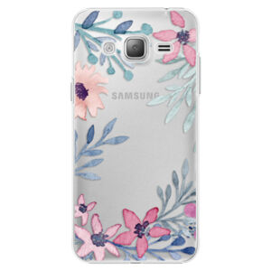 Plastové puzdro iSaprio - Leaves and Flowers - Samsung Galaxy J3