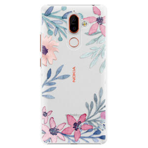 Plastové puzdro iSaprio - Leaves and Flowers - Nokia 7 Plus