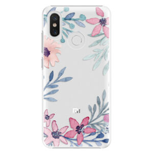 Plastové puzdro iSaprio - Leaves and Flowers - Xiaomi Mi 8