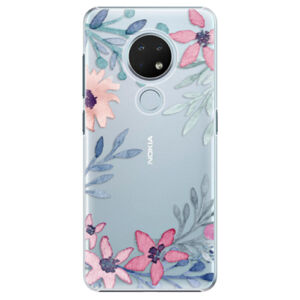 Plastové puzdro iSaprio - Leaves and Flowers - Nokia 6.2