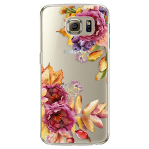 Plastové puzdro iSaprio - Fall Flowers - Samsung Galaxy S6 Edge