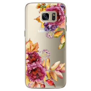 Plastové puzdro iSaprio - Fall Flowers - Samsung Galaxy S7