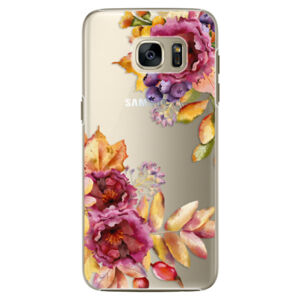 Plastové puzdro iSaprio - Fall Flowers - Samsung Galaxy S7 Edge