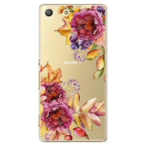 Plastové puzdro iSaprio - Fall Flowers - Sony Xperia M5