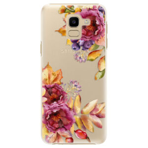 Plastové puzdro iSaprio - Fall Flowers - Samsung Galaxy J6