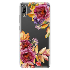 Odolné silikonové pouzdro iSaprio - Fall Flowers - Huawei Y6 2019
