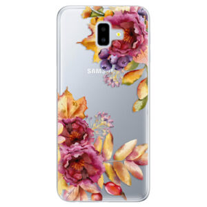 Odolné silikónové puzdro iSaprio - Fall Flowers - Samsung Galaxy J6+