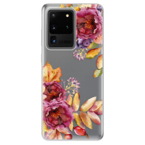 Odolné silikónové puzdro iSaprio - Fall Flowers - Samsung Galaxy S20 Ultra