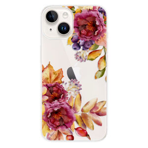 Odolné silikónové puzdro iSaprio - Fall Flowers - iPhone 15