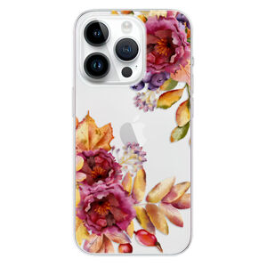 Odolné silikónové puzdro iSaprio - Fall Flowers - iPhone 15 Pro