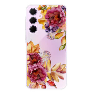 Odolné silikónové puzdro iSaprio - Fall Flowers - Samsung Galaxy A55 5G
