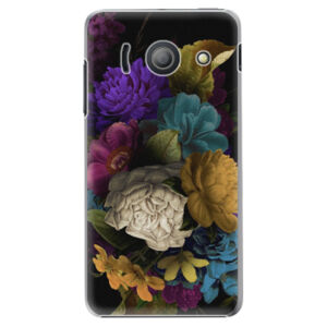 Plastové puzdro iSaprio - Dark Flowers - Huawei Ascend Y300