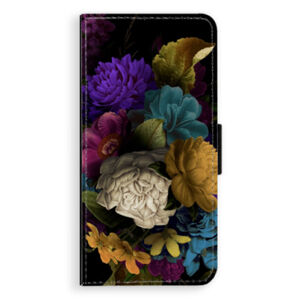 Flipové puzdro iSaprio - Dark Flowers - Huawei Ascend P8