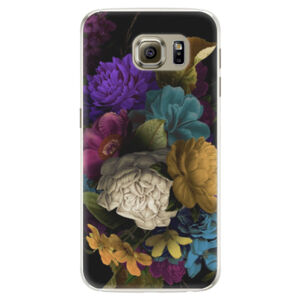 Silikónové puzdro iSaprio - Dark Flowers - Samsung Galaxy S6