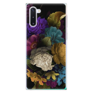 Plastové puzdro iSaprio - Dark Flowers - Samsung Galaxy Note 10