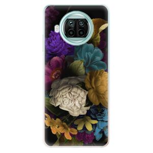 Odolné silikónové puzdro iSaprio - Dark Flowers - Xiaomi Mi 10T Lite