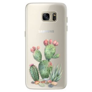 Silikónové puzdro iSaprio - Cacti 01 - Samsung Galaxy S7 Edge