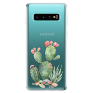 Odolné silikonové pouzdro iSaprio - Cacti 01 - Samsung Galaxy S10
