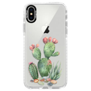 Silikónové púzdro Bumper iSaprio - Cacti 01 - iPhone X