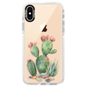 Silikónové púzdro Bumper iSaprio - Cacti 01 - iPhone XS