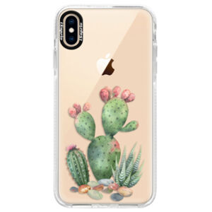 Silikónové púzdro Bumper iSaprio - Cacti 01 - iPhone XS Max