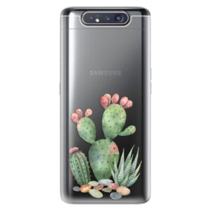 Odolné silikónové puzdro iSaprio - Cacti 01 - Samsung Galaxy A80