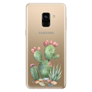 Odolné silikónové puzdro iSaprio - Cacti 01 - Samsung Galaxy A8 2018