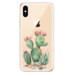 Odolné silikónové puzdro iSaprio - Cacti 01 - iPhone XS