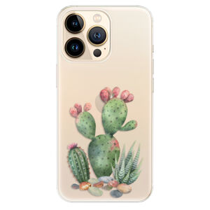 Odolné silikónové puzdro iSaprio - Cacti 01 - iPhone 13 Pro
