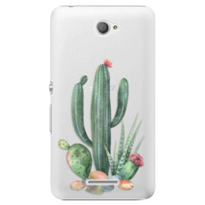 Plastové puzdro iSaprio - Cacti 02 - Sony Xperia E4