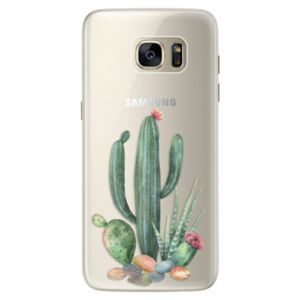 Silikónové puzdro iSaprio - Cacti 02 - Samsung Galaxy S7 Edge