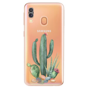 Odolné silikónové puzdro iSaprio - Cacti 02 - Samsung Galaxy A40