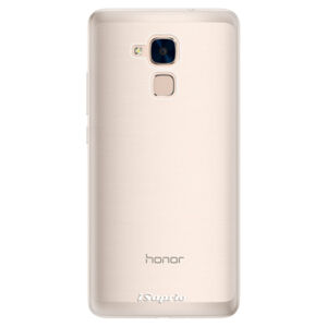 Silikónové puzdro iSaprio - 4Pure - mléčný bez potisku - Huawei Honor 7 Lite