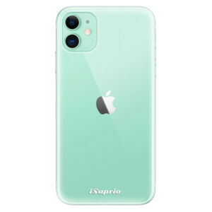 Odolné silikónové puzdro iSaprio – 4Pure – číre bez potlače – iPhone 11