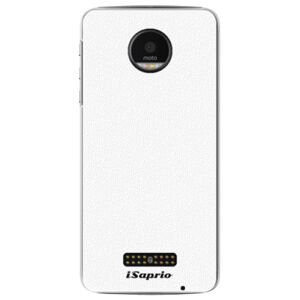 Plastové puzdro iSaprio - 4Pure - bílý - Lenovo Moto Z