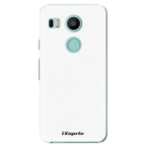 Plastové puzdro iSaprio - 4Pure - bílý - LG Nexus 5X